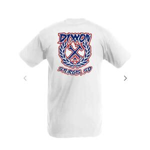 Dixxon Flannel Co. Sturgis SD Motorcycle Rally Graphic T-shirt White Mens L NWOT